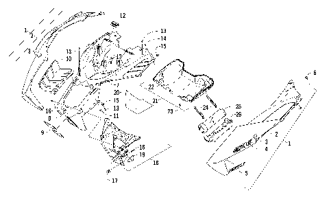 HOOD AND AIR INTAKE ASSEMBLY [99106]