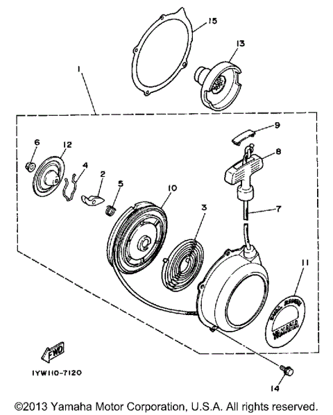 1988 Yamaha TERRA PRO YFP350U ATVs Parts Finder Diagrams