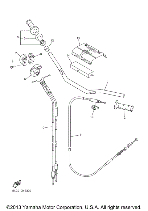 STEERING HANDLE CABLE