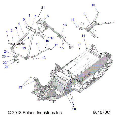 CHASSIS, CHASSIS ASM. and OVER STRUCTURE - S19DDH8RS ALL OPTIONS (601070C)