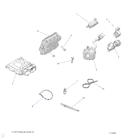 ELECTRICAL, SWITCHES, ECU and CONTROL MODULES - A24SGS95CT/S95FT/ET (C102583)