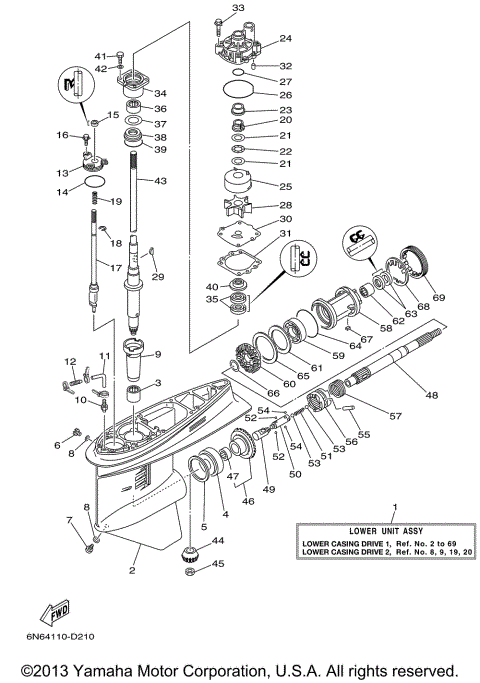 LOWER CASING DRIVE 1