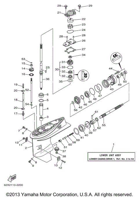 LOWER CASING DRIVE 1