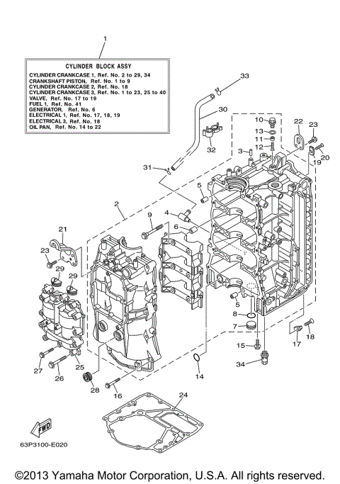 CYLINDER CRANKCASE 1