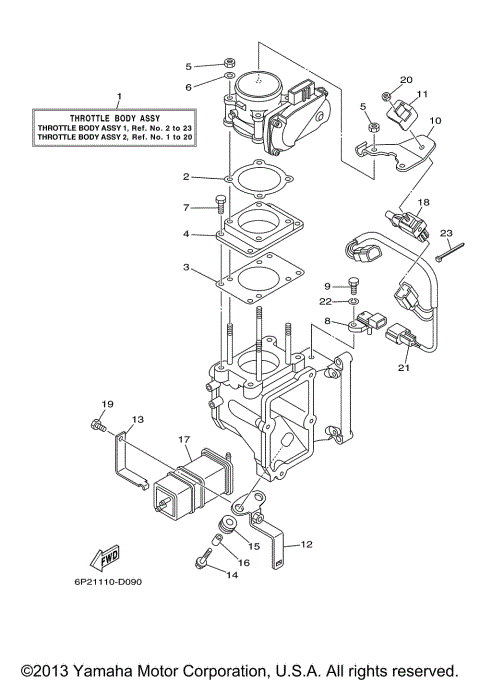 THROTTLE BODY ASSY 1