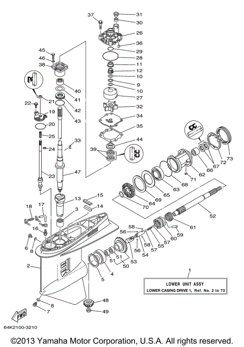 LOWER CASING DRIVE 1