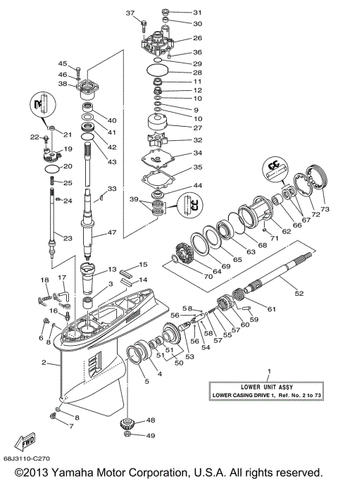 LOWER CASING DRIVE 1