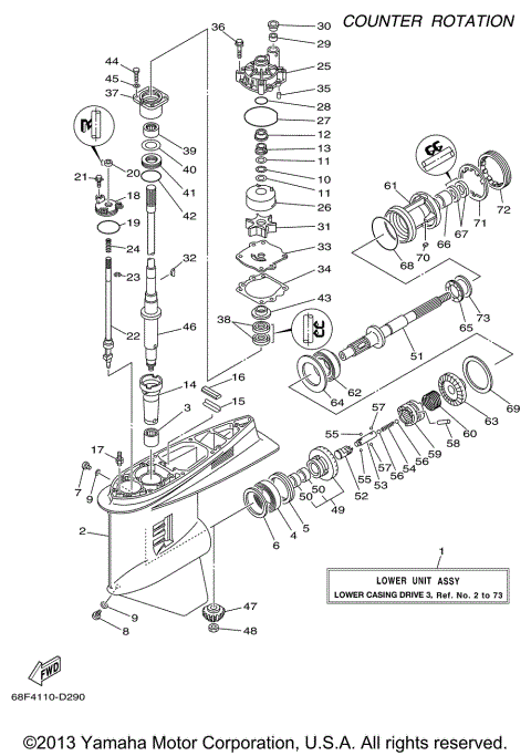 LOWER CASING DRIVE 3