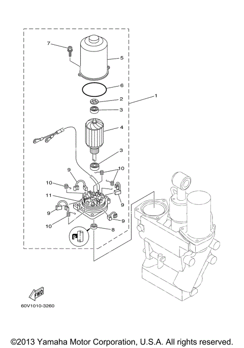 POWER TRIM & TILT ASSY 2