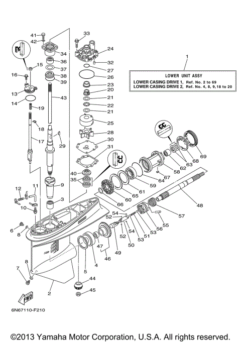 LOWER CASING DRIVE 1
