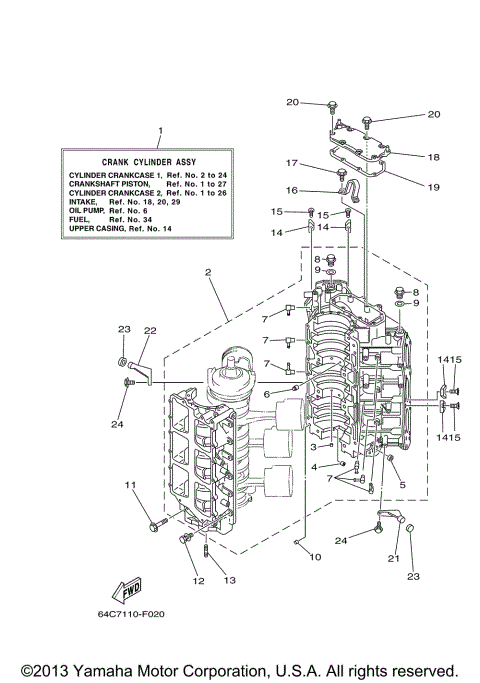 CYLINDER CRANKCASE 1