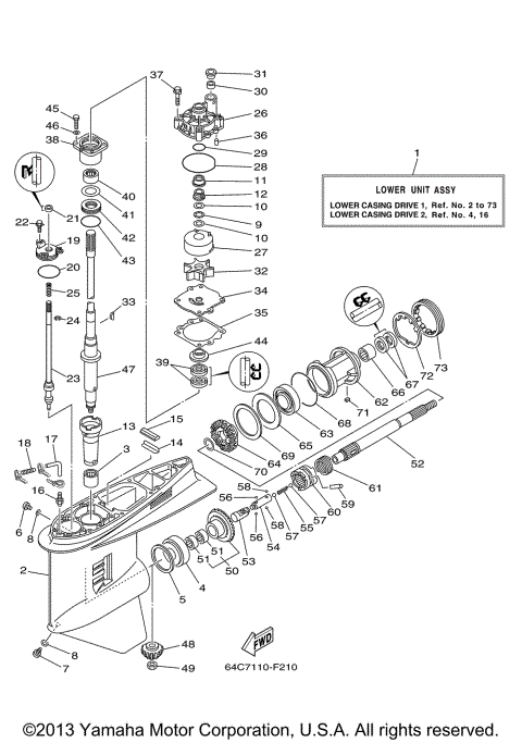 LOWER CASING DRIVE 1