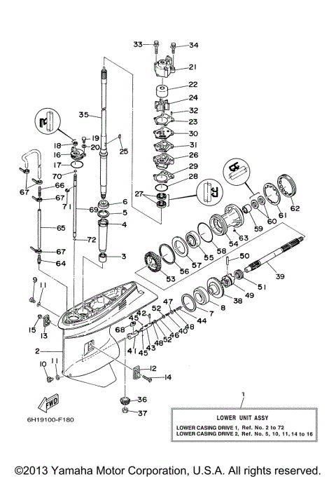 LOWER CASING DRIVE 1