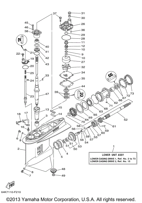 LOWER CASING DRIVE 1