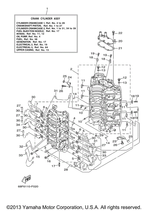 CYLINDER CRANKCASE 1