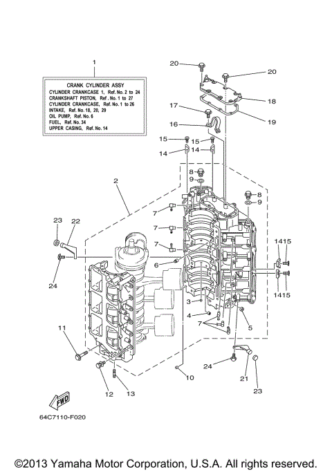 CYLINDER CRANKCASE 1