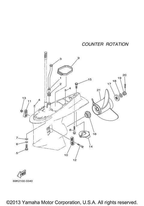 LOWER CASING DRIVE 4