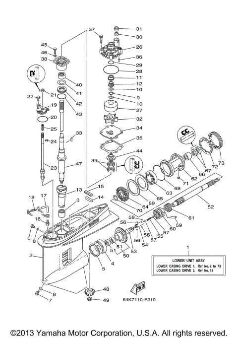 LOWER CASING DRIVE 1