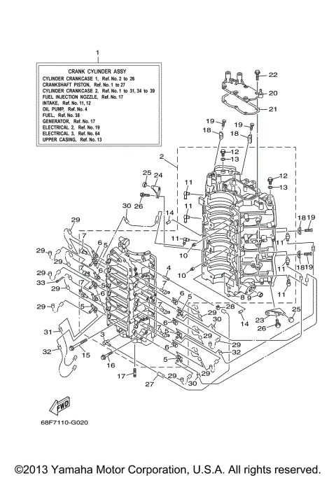 CYLINDER CRANKCASE 1