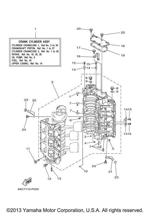 CYLINDER CRANKCASE 1