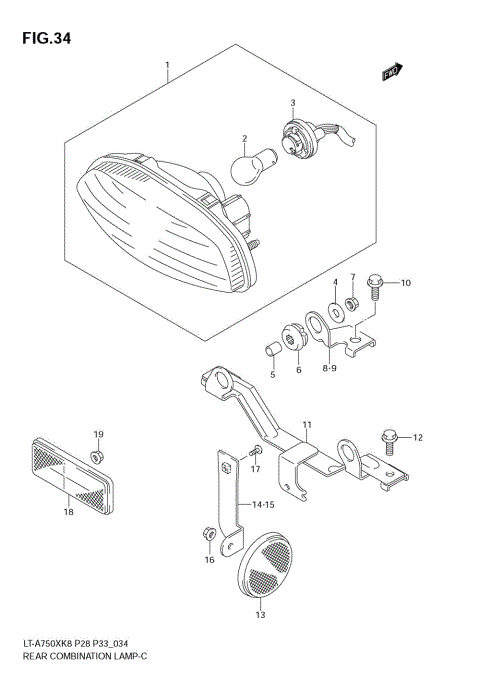 REAR COMBINATION LAMP