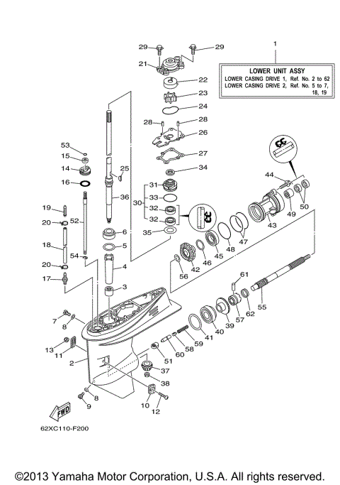 LOWER CASING DRIVE 1