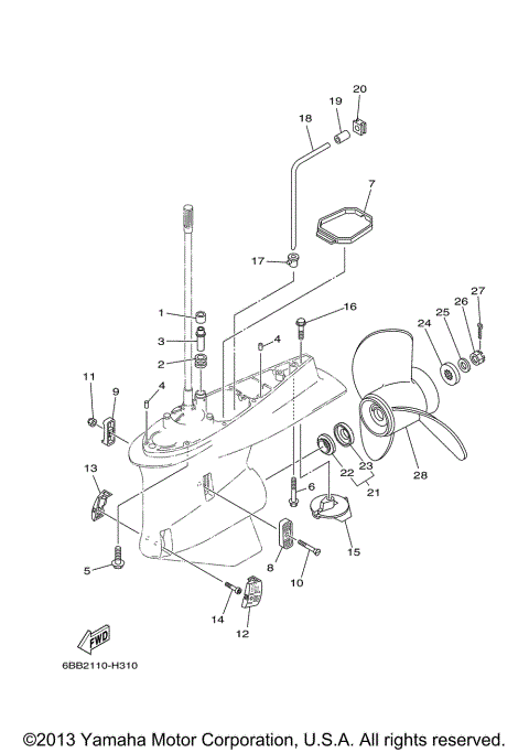 LOWER CASING DRIVE 2