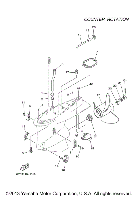 LOWER CASING DRIVE 4