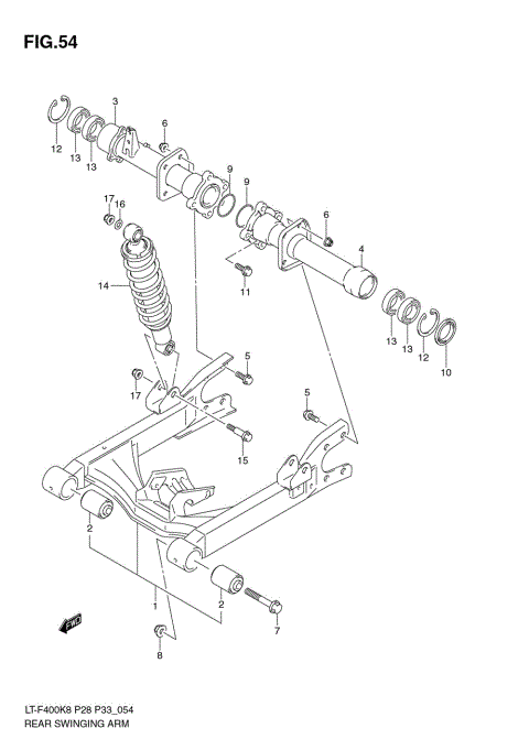 REAR SWINGINGARM