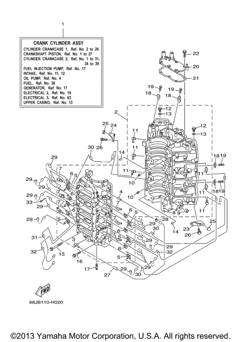 CYLINDER CRANKCASE 1