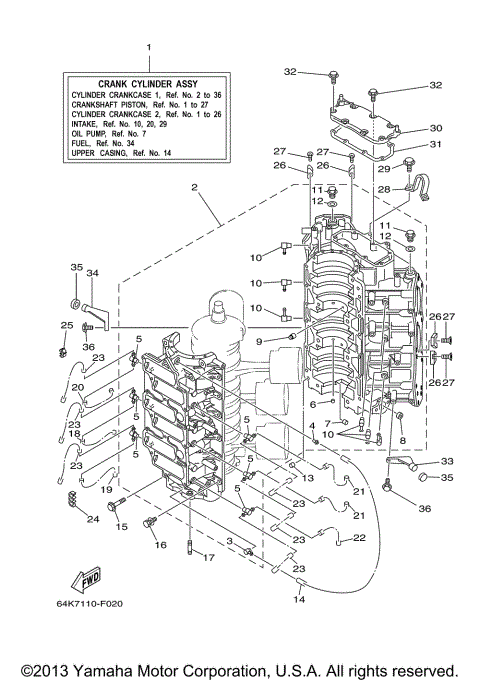 CYLINDER CRANKCASE 1