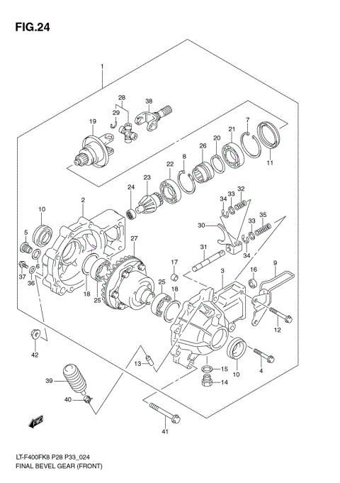 FINAL BEVEL GEAR (FRONT)
