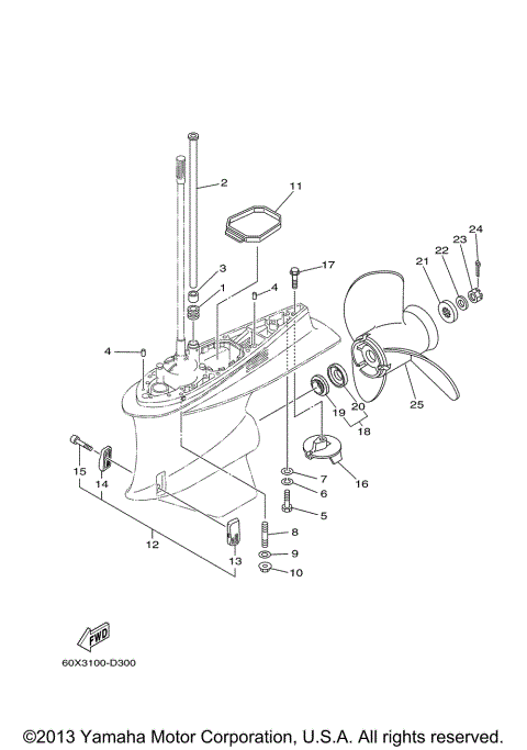 LOWER CASING DRIVE 2