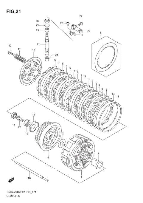CLUTCH (MODEL K6/K7)