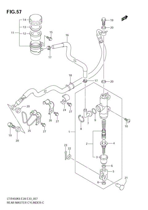 REAR MASTER CYLINDER