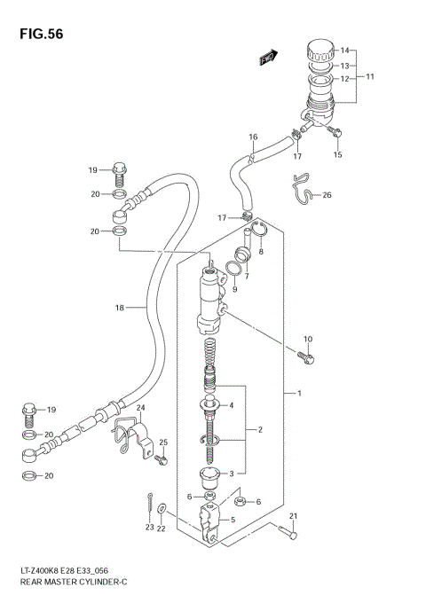 REAR MASTER CYLINDER