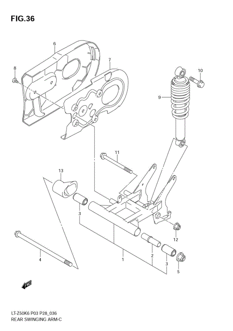 REAR SWINGINGARM