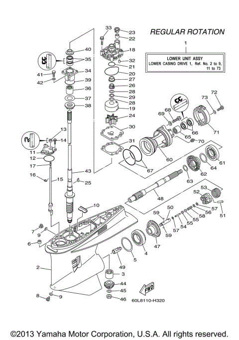 LOWER CASING DRIVE 1