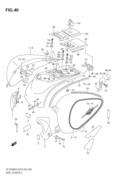 SIDE COVER (MODEL K5)