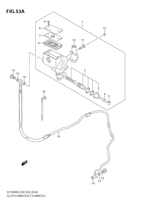 CLUTCH MASTER CYLINDER (MODEL K7/K8)