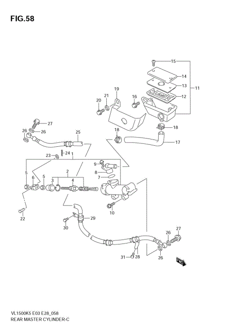 REAR MASTER CYLINDER