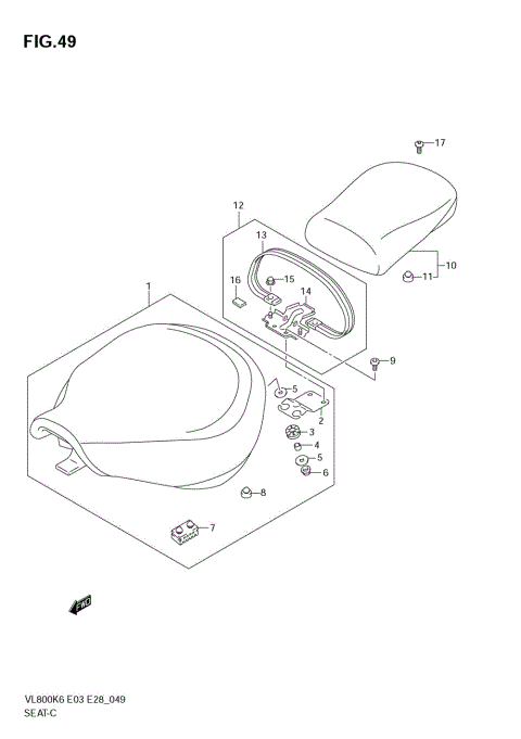 SEAT (VL800K6/K7/K8)