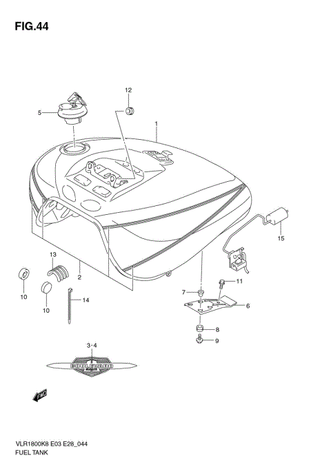 FUEL TANK (VLR1800T)