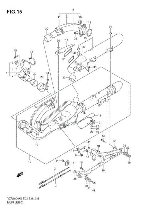 MUFFLER (MODEL K6/K7)