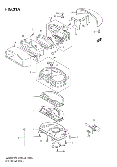 SPEEDOMETER (VZR1800K8)
