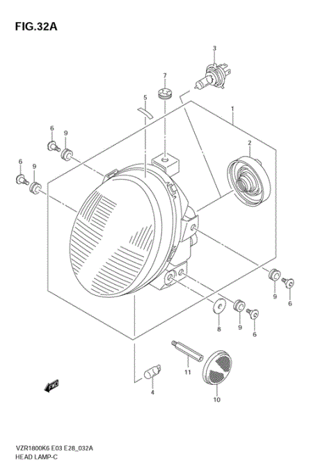 HEADLAMP (VZR1800NK8)