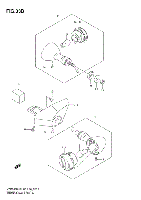TURNSIGNAL LAMP (VZR1800ZK7)