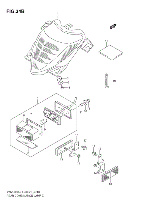 REAR COMBINATION LAMP (VZR1800K8