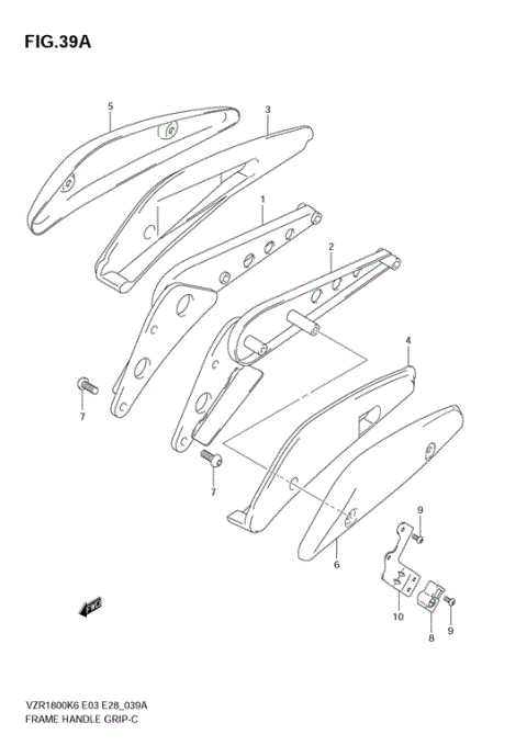 FRAME HANDLE GRIP (VZR1800K8/ZK8)
