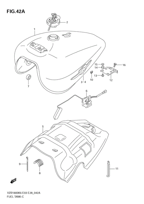 FUEL TANK (VZR1800ZK7/ZK8)
